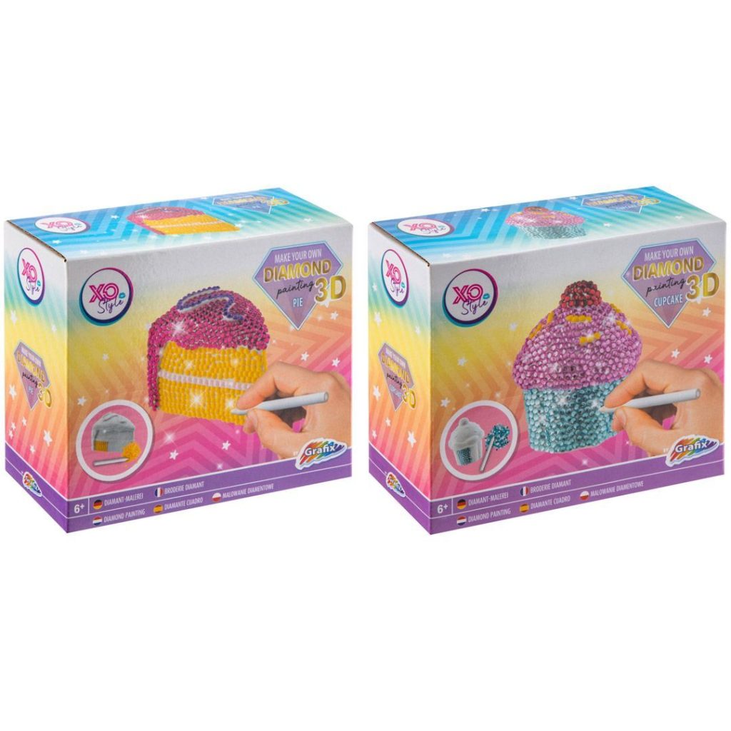 Diamond stickers cupcake/pie -