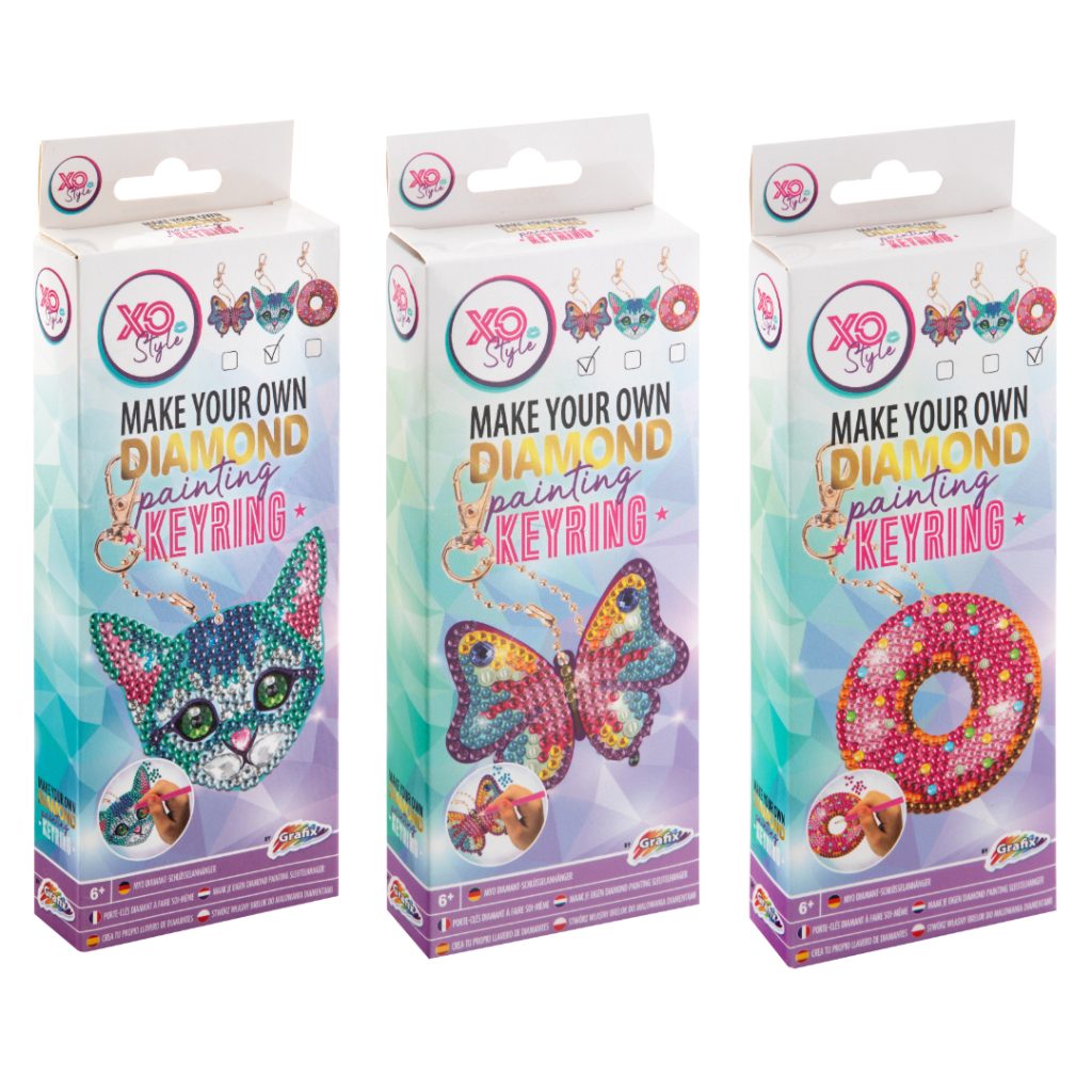 Diamant stickers keyring 3