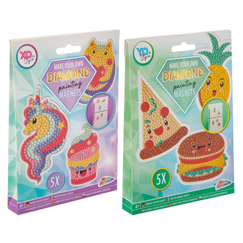 Diamant stickers m/magnet 2