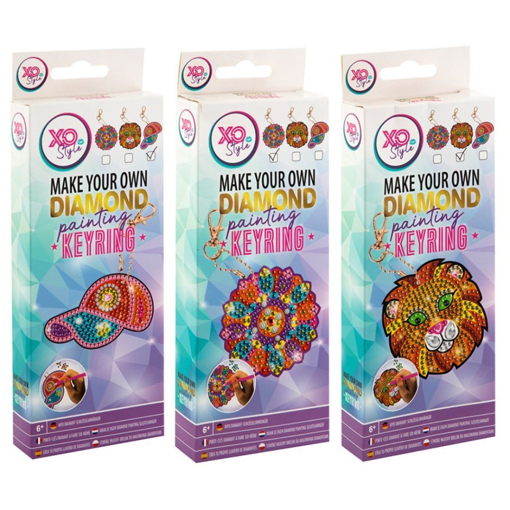 Diamant stickers - keyring
