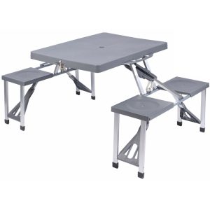 Camping bord med stoler i koffert