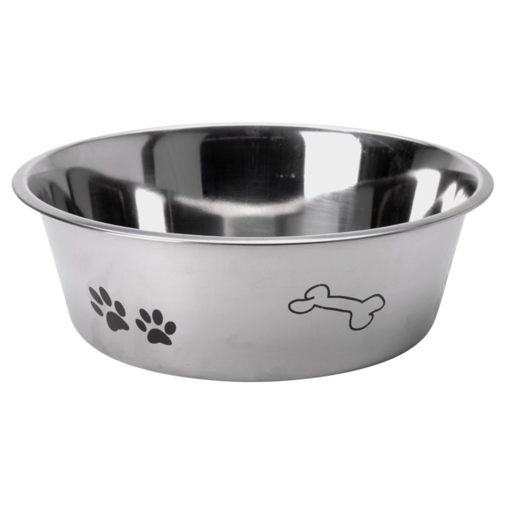 Hundebolle rustfritt stål 2,5 l 24xh8cm