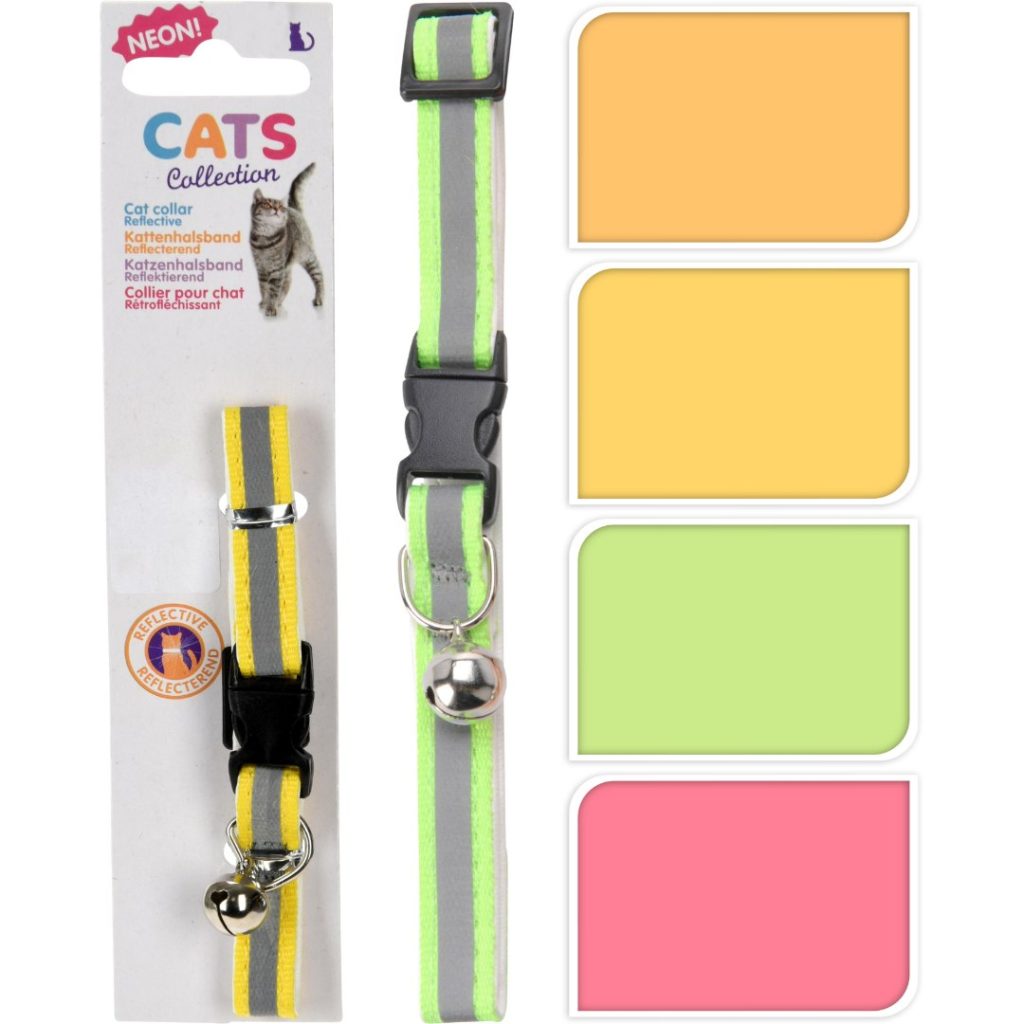 Katt collar neon design w/polyester coll