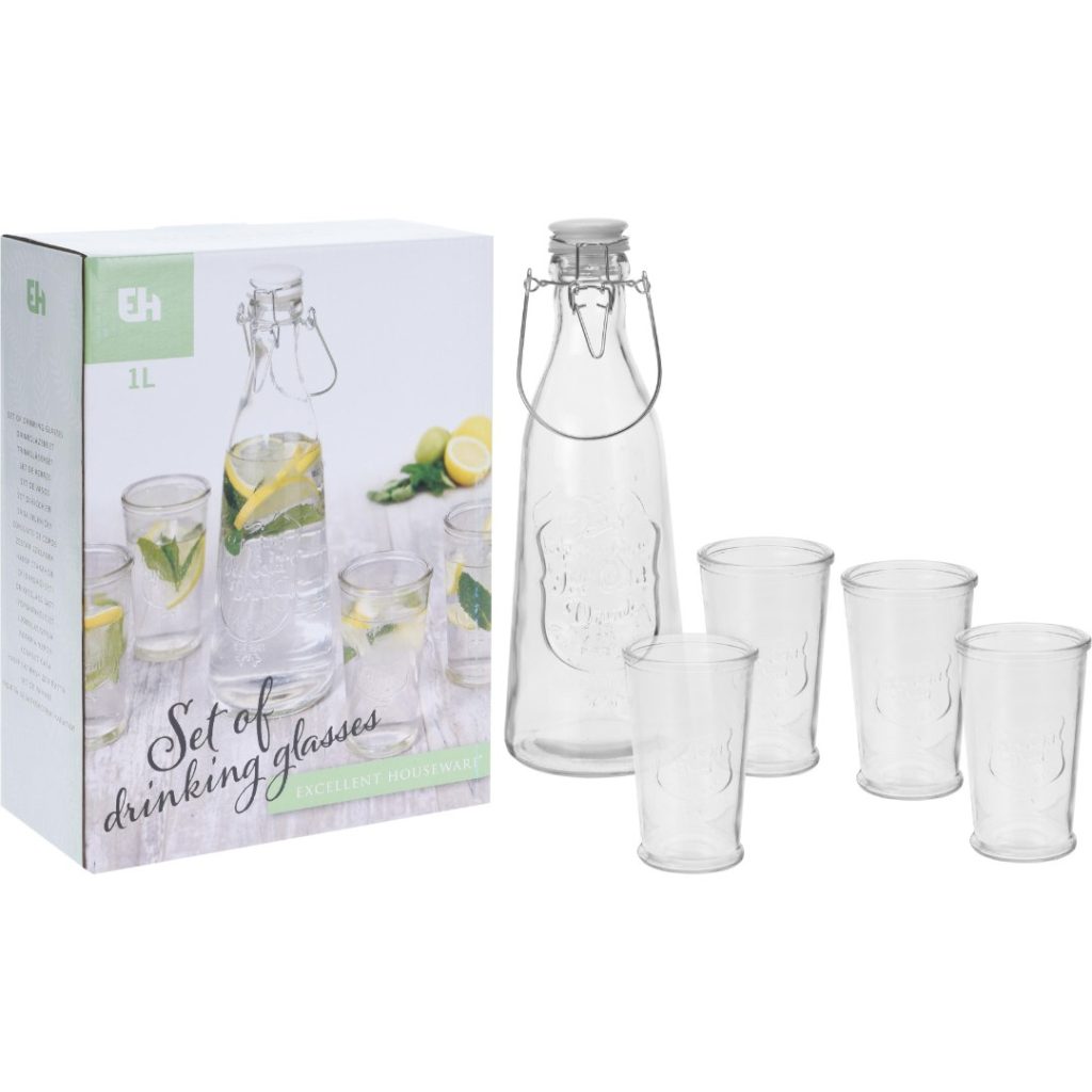 Drikkeglasssett 5 deler