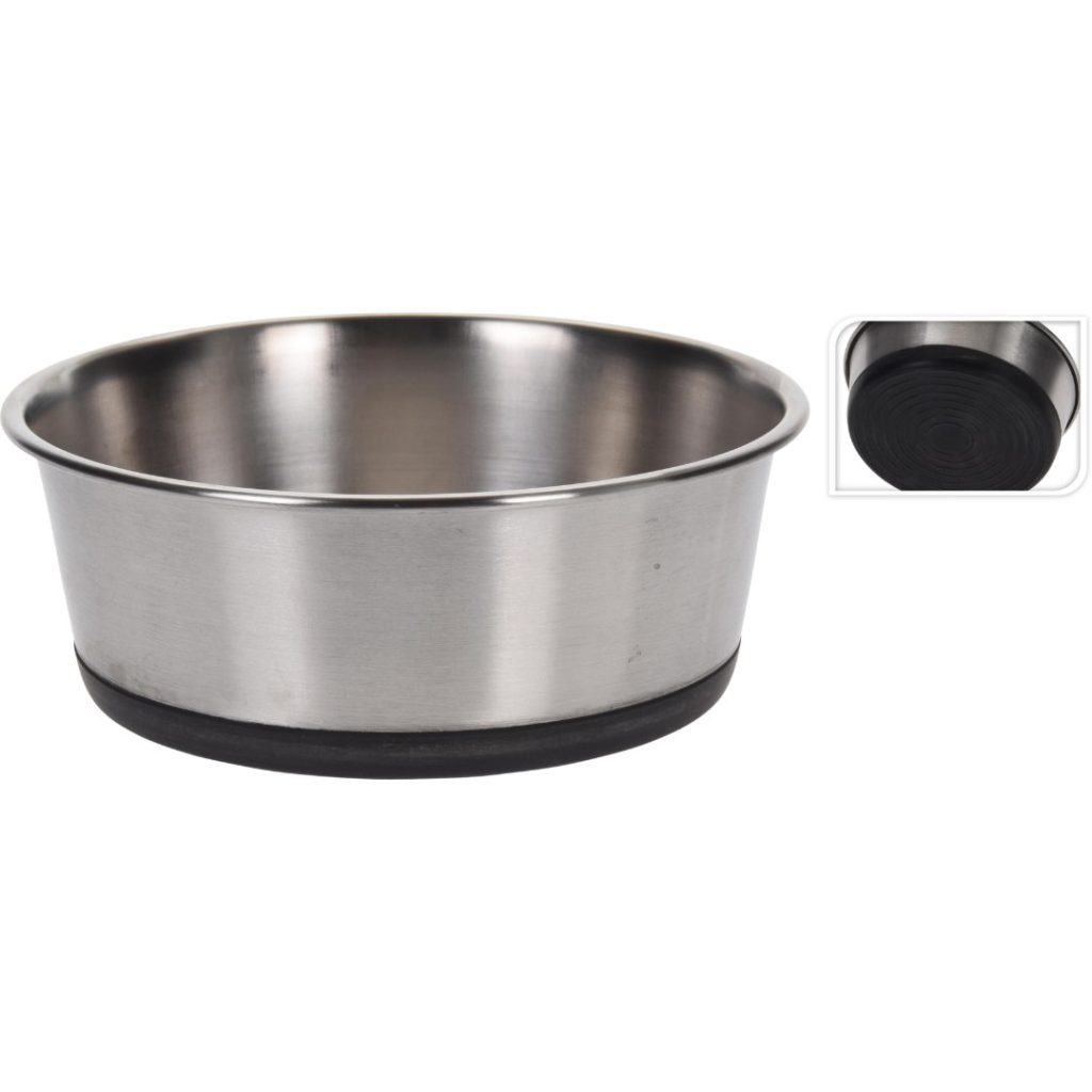 Hundebolle rustfritt stål 16xh6cm 1,2l