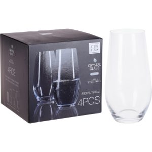 Atmosfera vannglass crystal 580ml 4pk