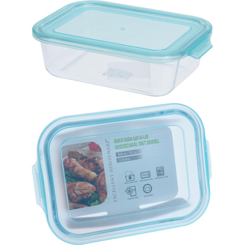 Oppbevaringsboks 1040ml glass