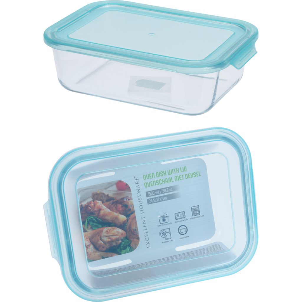 Oppbevaringsboks 1500ml glass