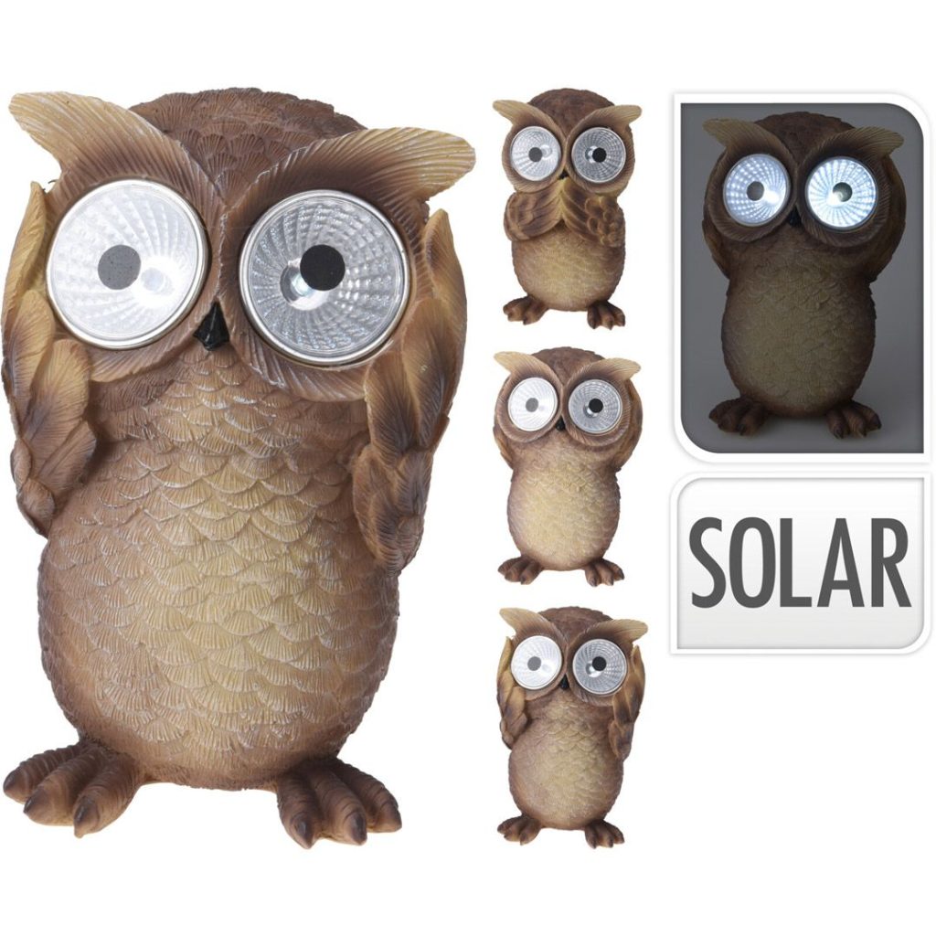 Hage figur solar ugle
