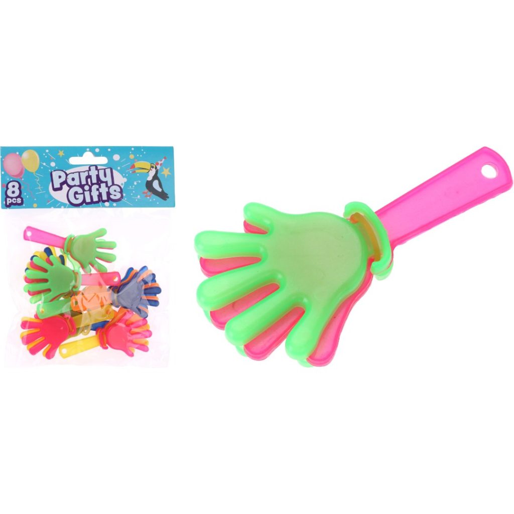 Partygifts  mini clap hands 8pk
