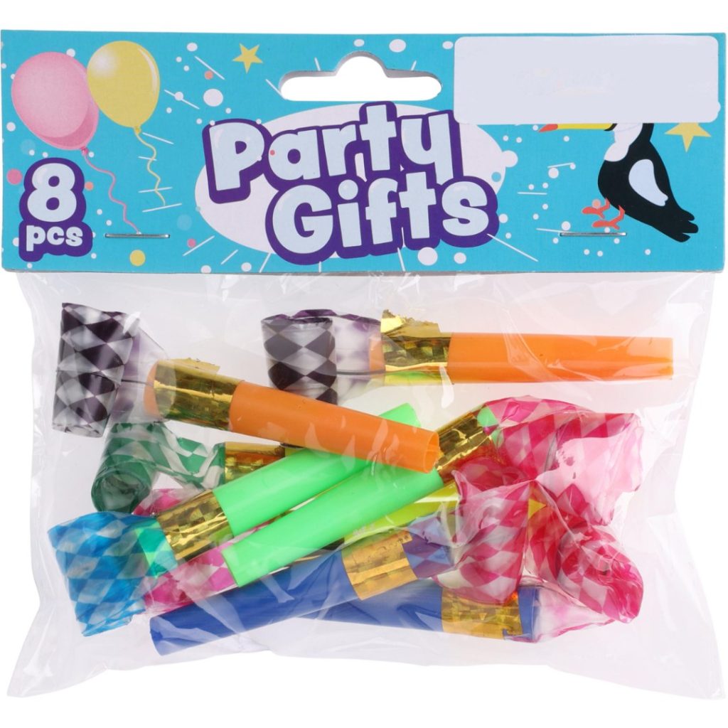 Partygifts blåser 8pk