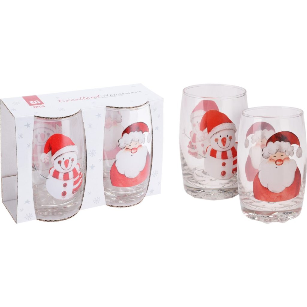 Jul drikkeglass 300ml 2pk