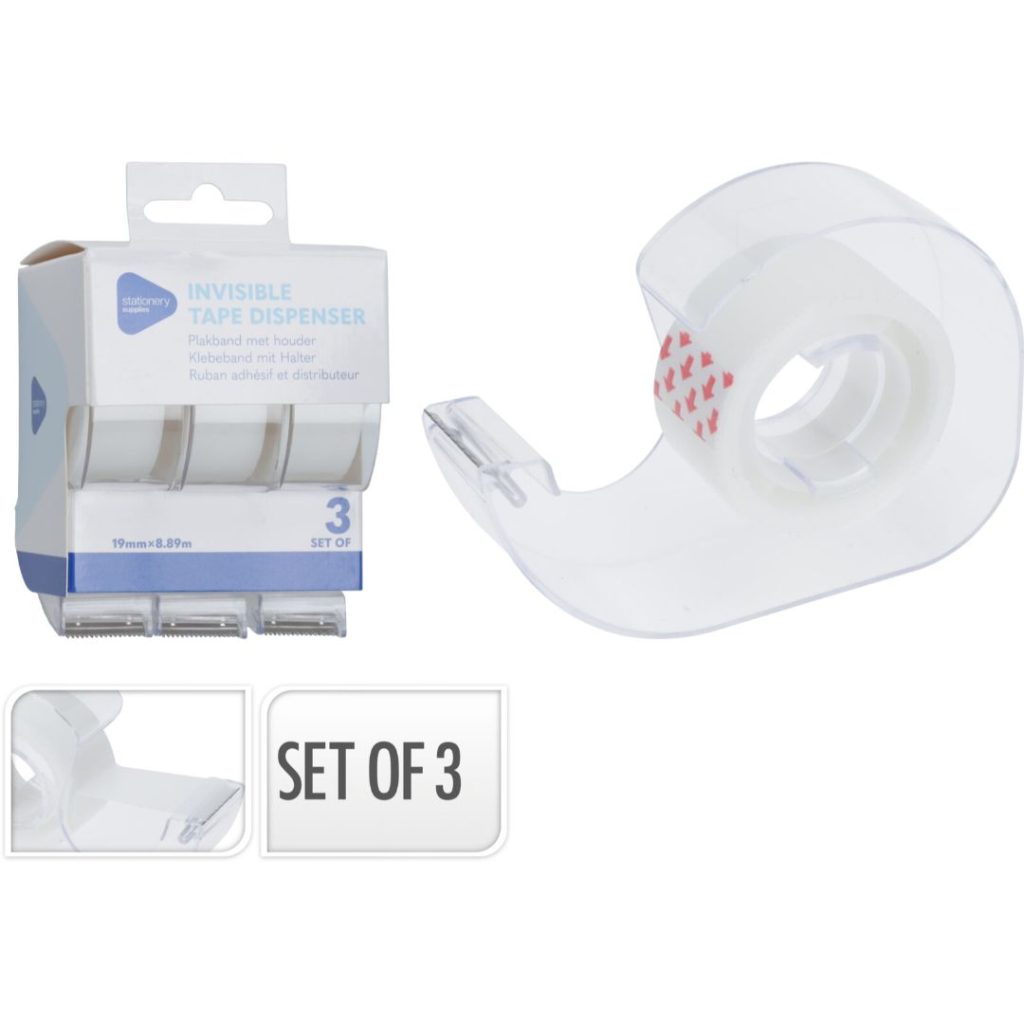Tape med holder 3pk