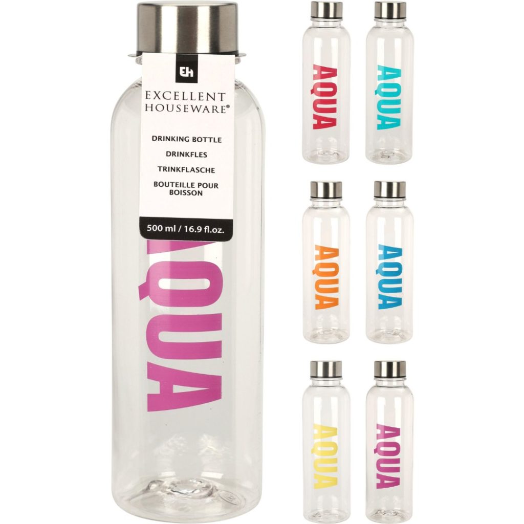Drikke flaske 500ml 6ass