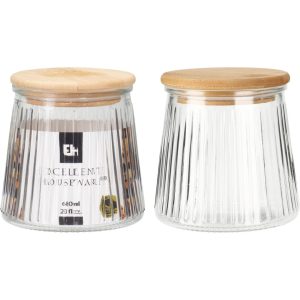 Oppbevaringskrukke glass, 680 ml