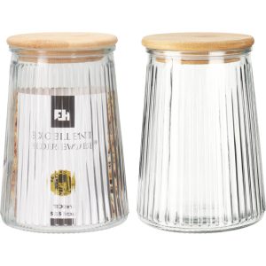 Oppbevaringskrukke glass 1000 ml