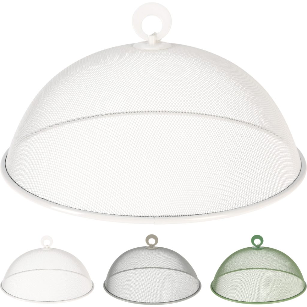 Matdeksel metall 30cm 3ass farger