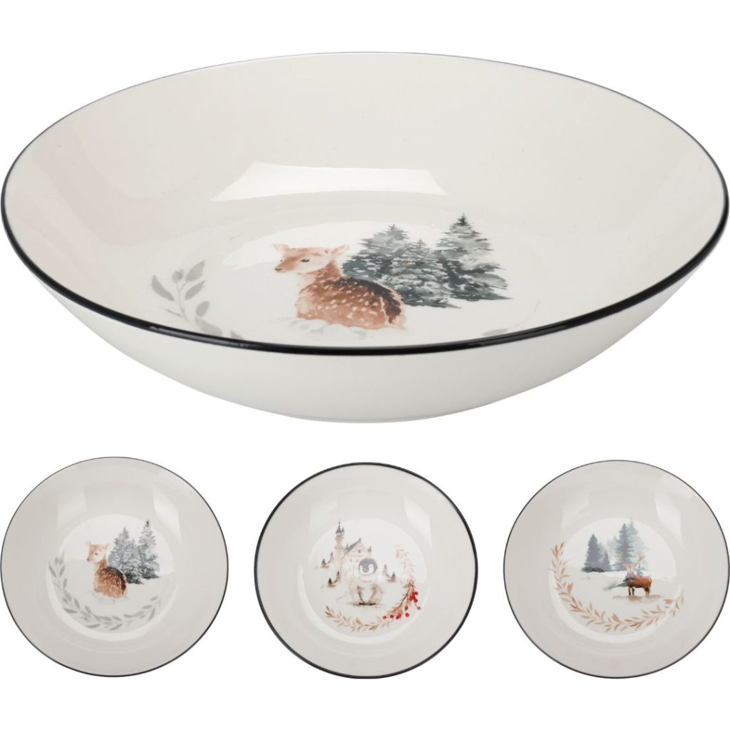 Tallerken dypt porselen dia 20cm