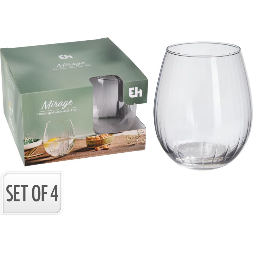 Drikkeglass 440ml sett 4 stk