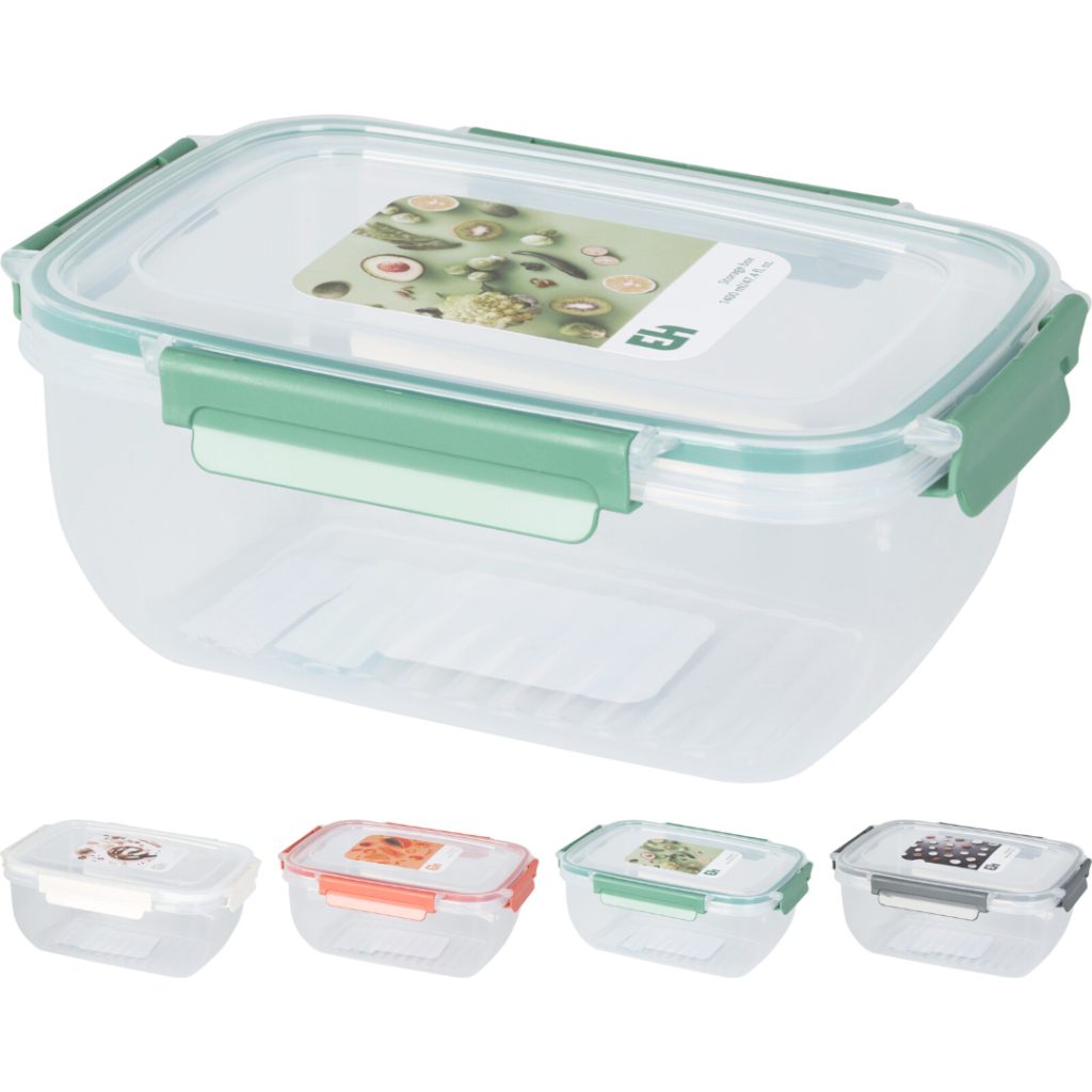 Oppbevaringsboks 1400ml. ass fargers