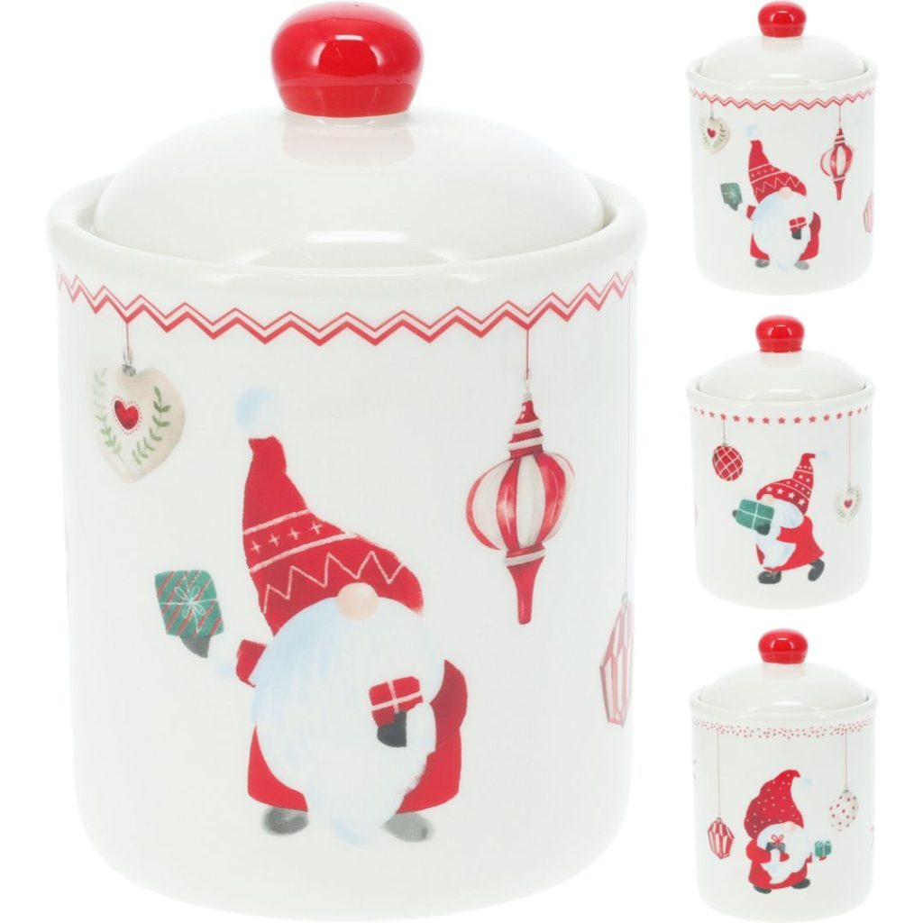 Oppbevaring jar 3 ass juledesign