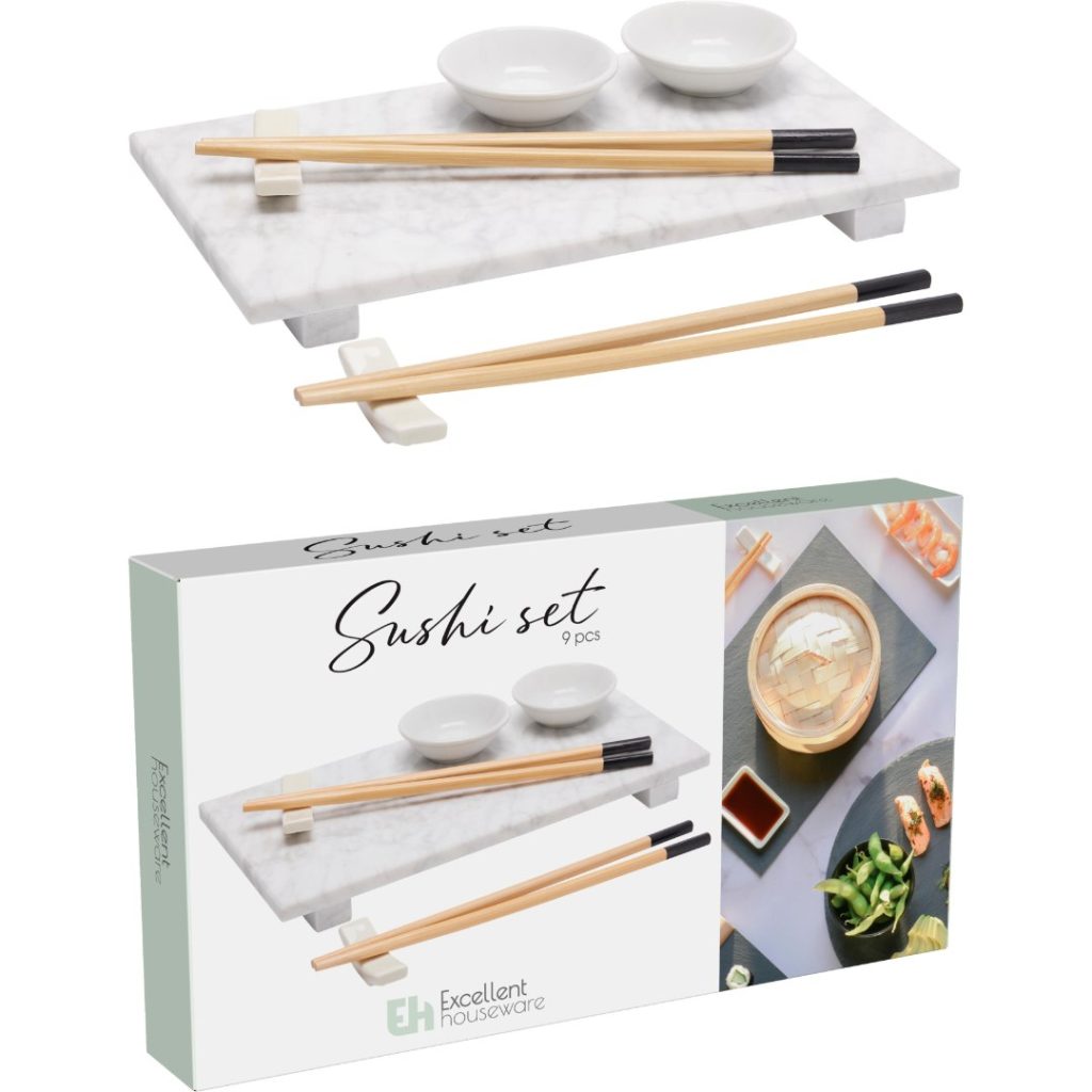 Sushi-sett med 9 del