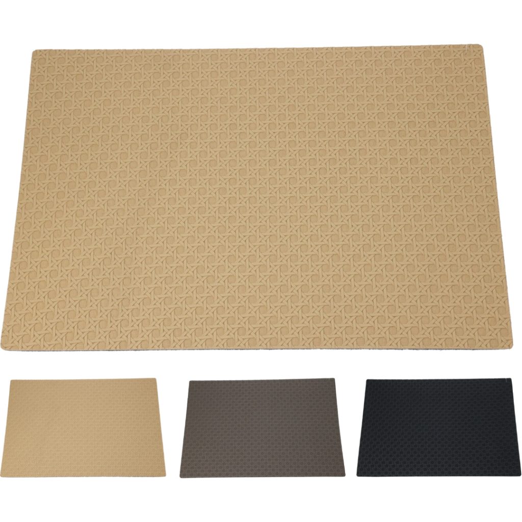 Spisebrikke pu med filt 43x30cm