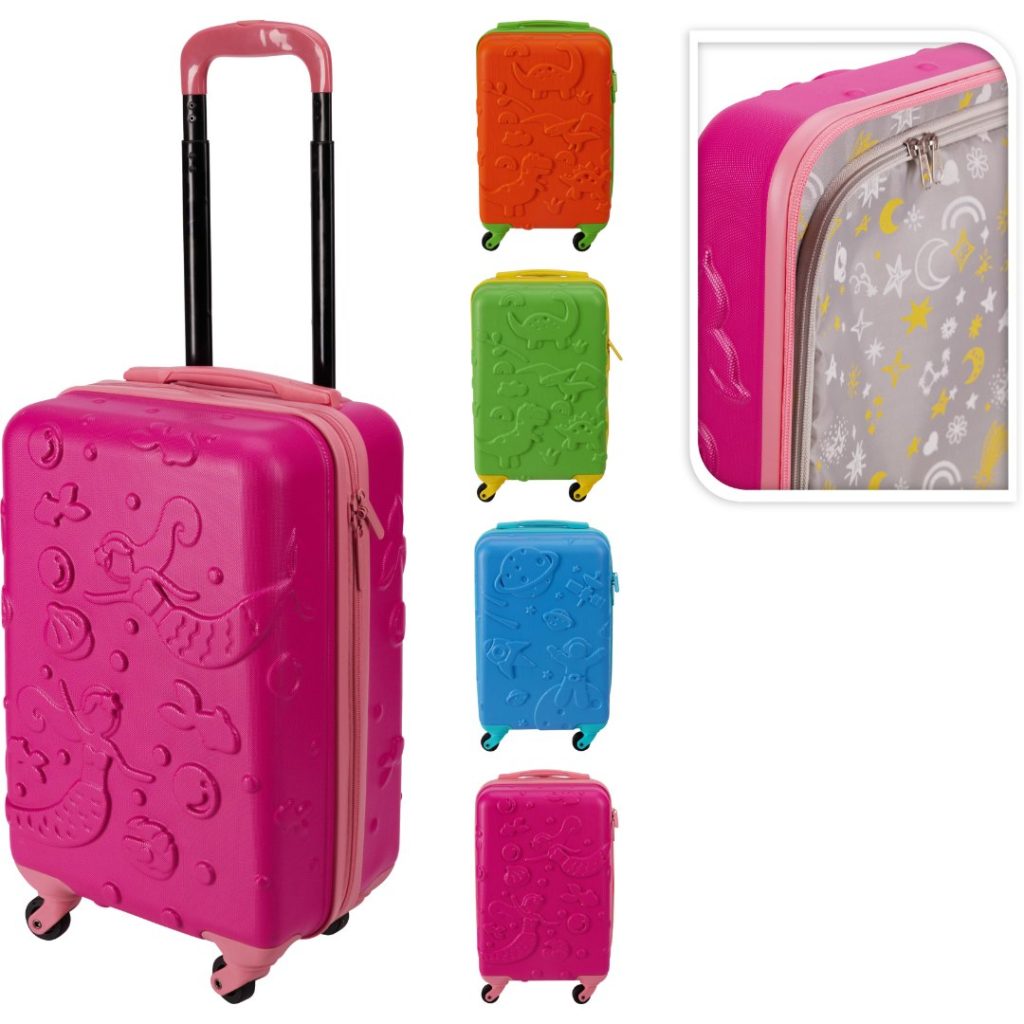 Koffert barn 28l 4ass 3-d