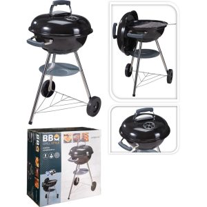 Kulegrill  3 ben, 2 med hjul 48cm
