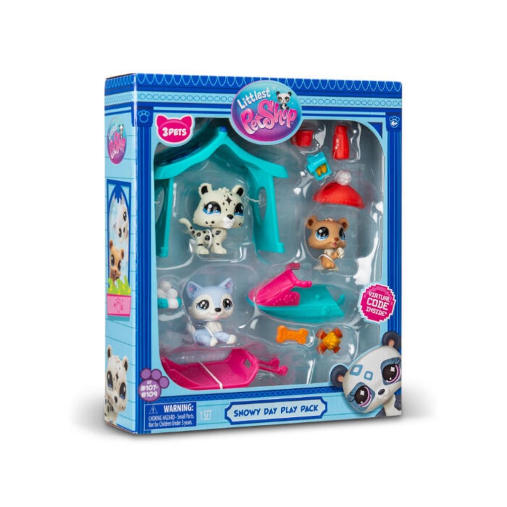 Littlest pet shop  lps snowy day playpac