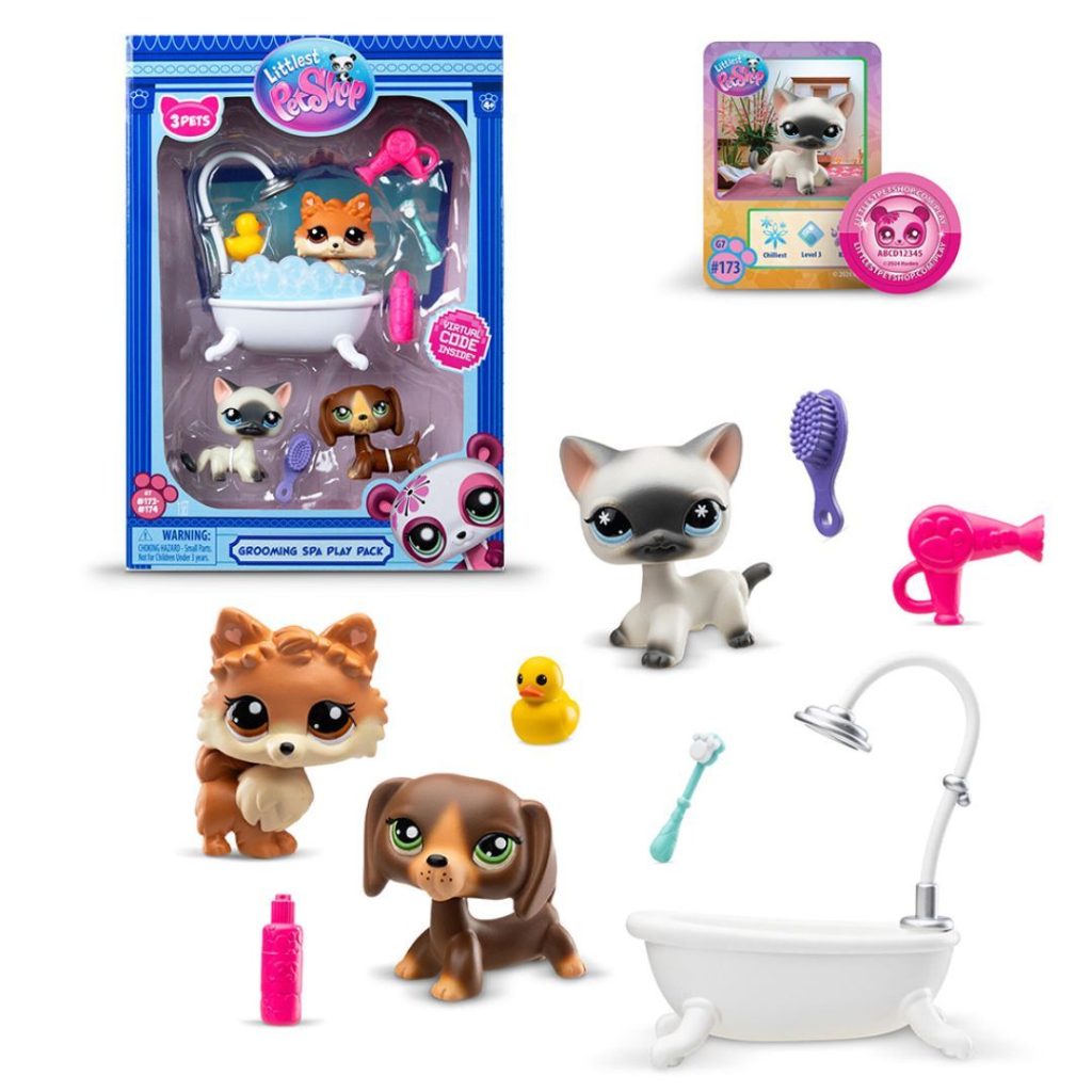 Littlest pet shop grooming spa play pack
