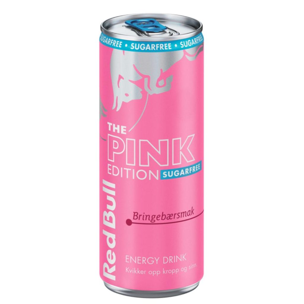Red bull sukkerfri pink  250ml