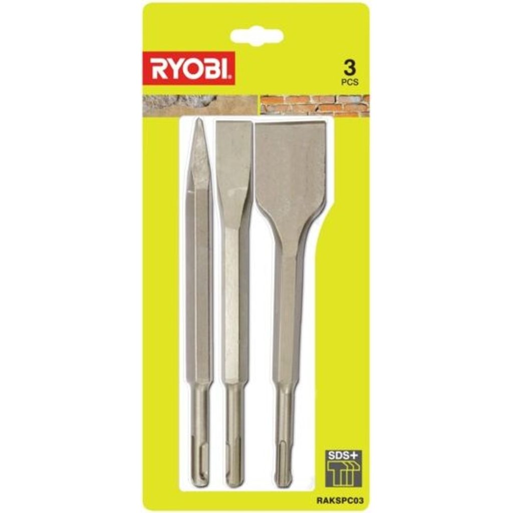 Ryobi meiselsett sdsplus rakspc03