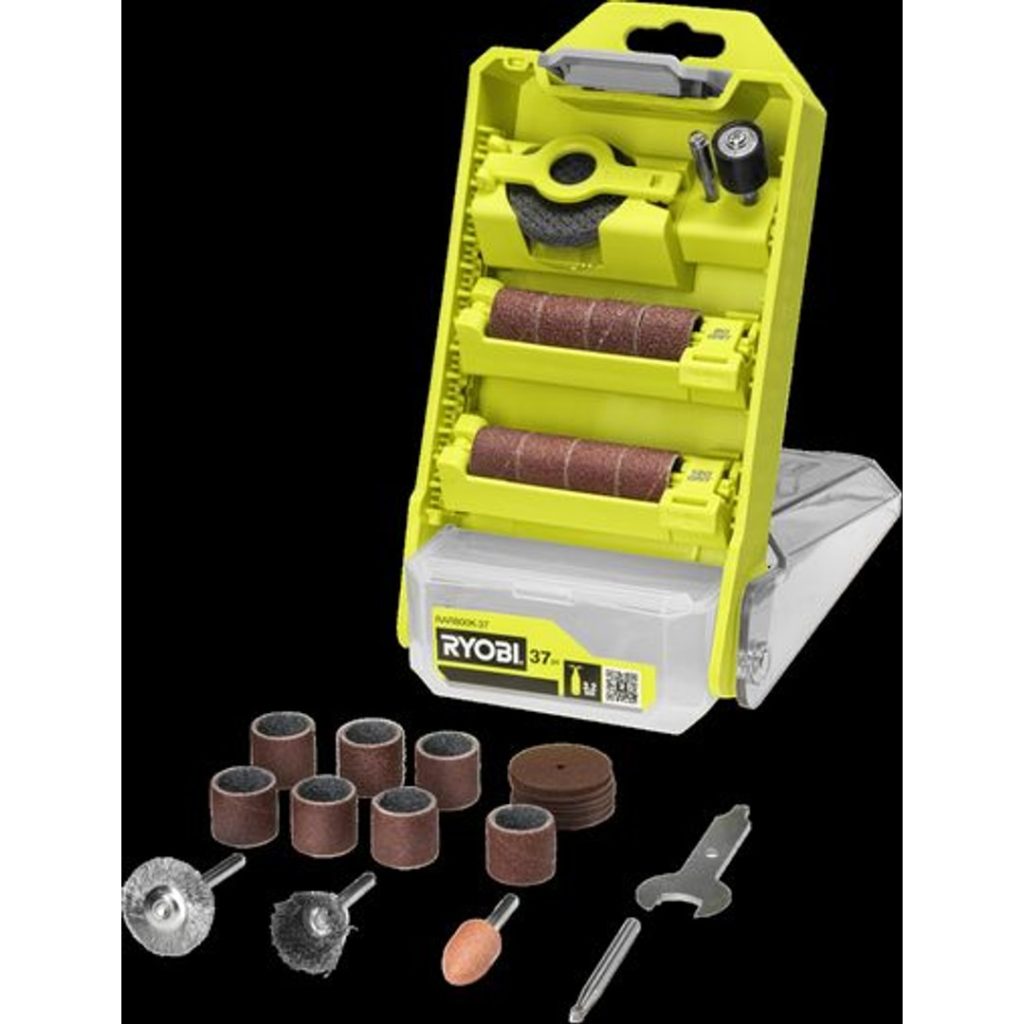 Ryobi tilbehørssett 37 deler rar800k-37