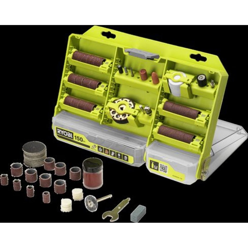 Ryobi tilbehørssett 150 deler rar800k-15