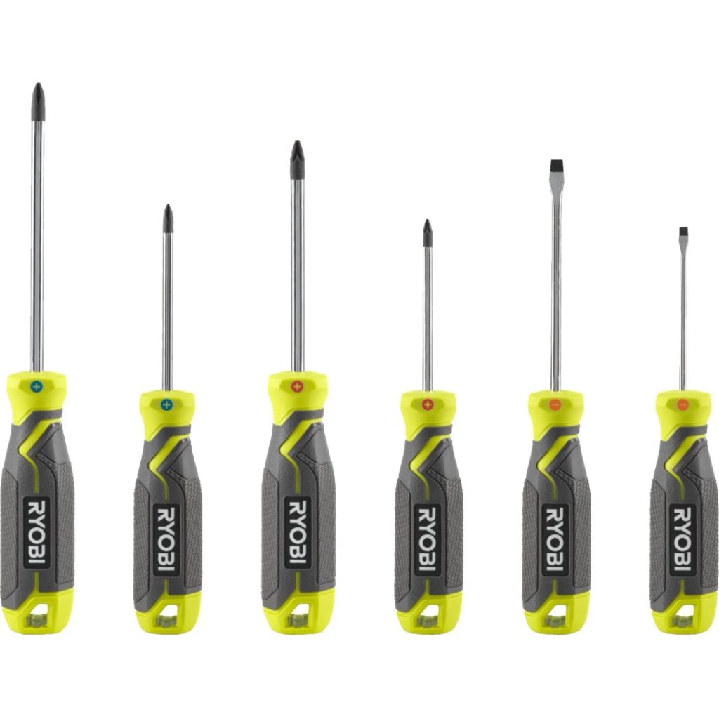 Ryobi skrutrekkersett rhsds6pc