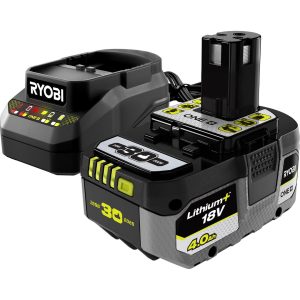 Ryobi batteri 18v 4ah med lader jubileum