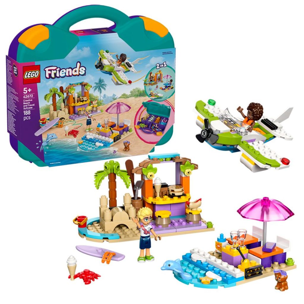 Lego kreativ reise- og strandkoffert