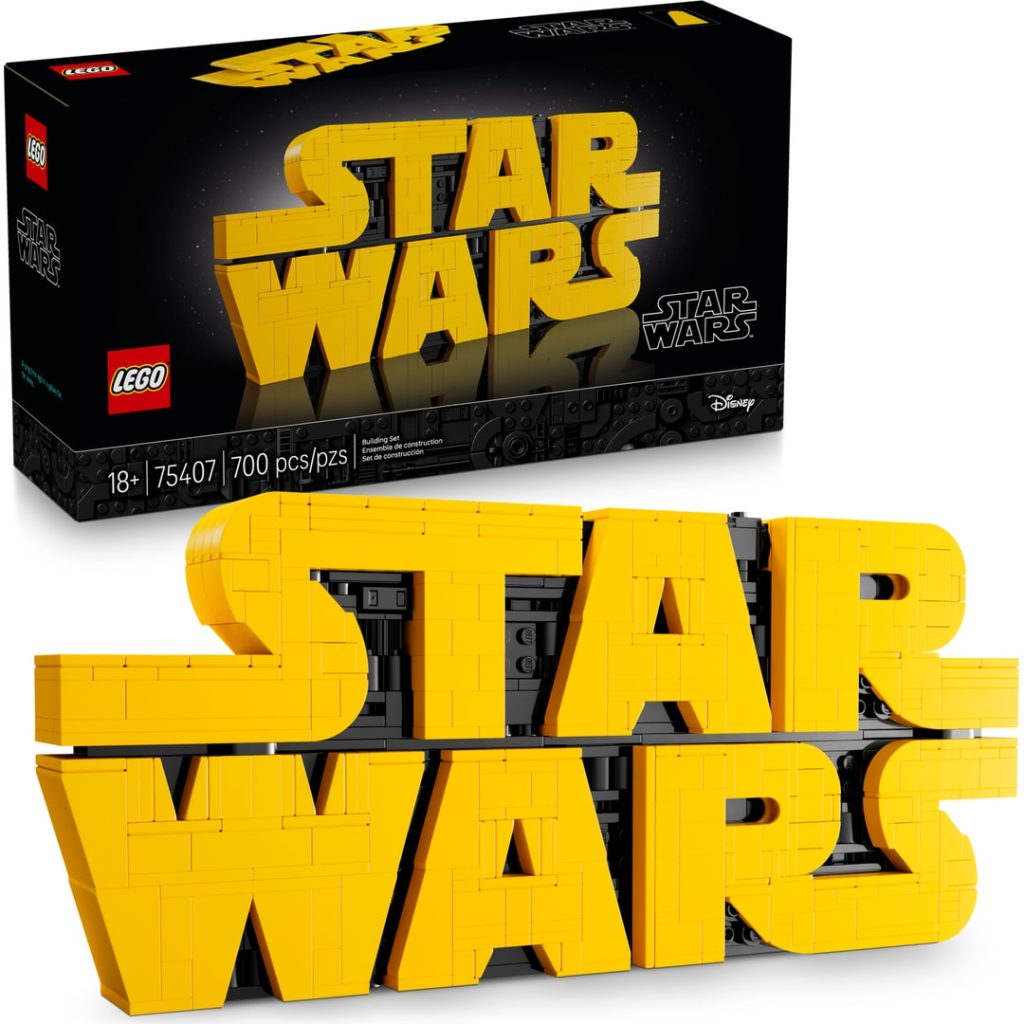 Lego klossebygd star wars logo
