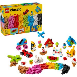Lego kreativitetssett med fargerike klos