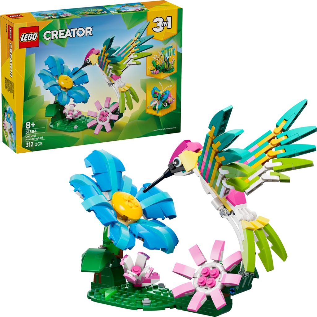 Lego ville dyr fargeglad kolibri