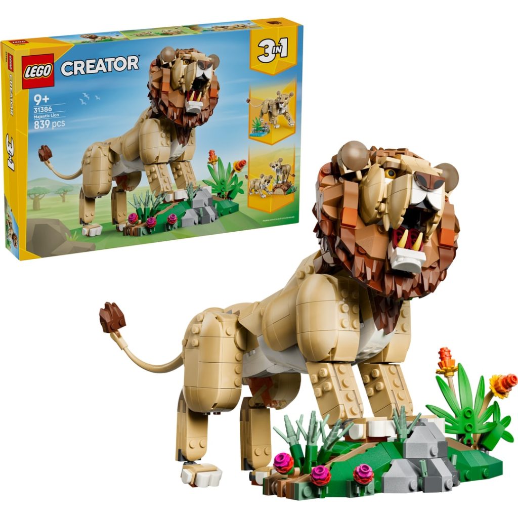 Lego ville dyr majestetisk løve