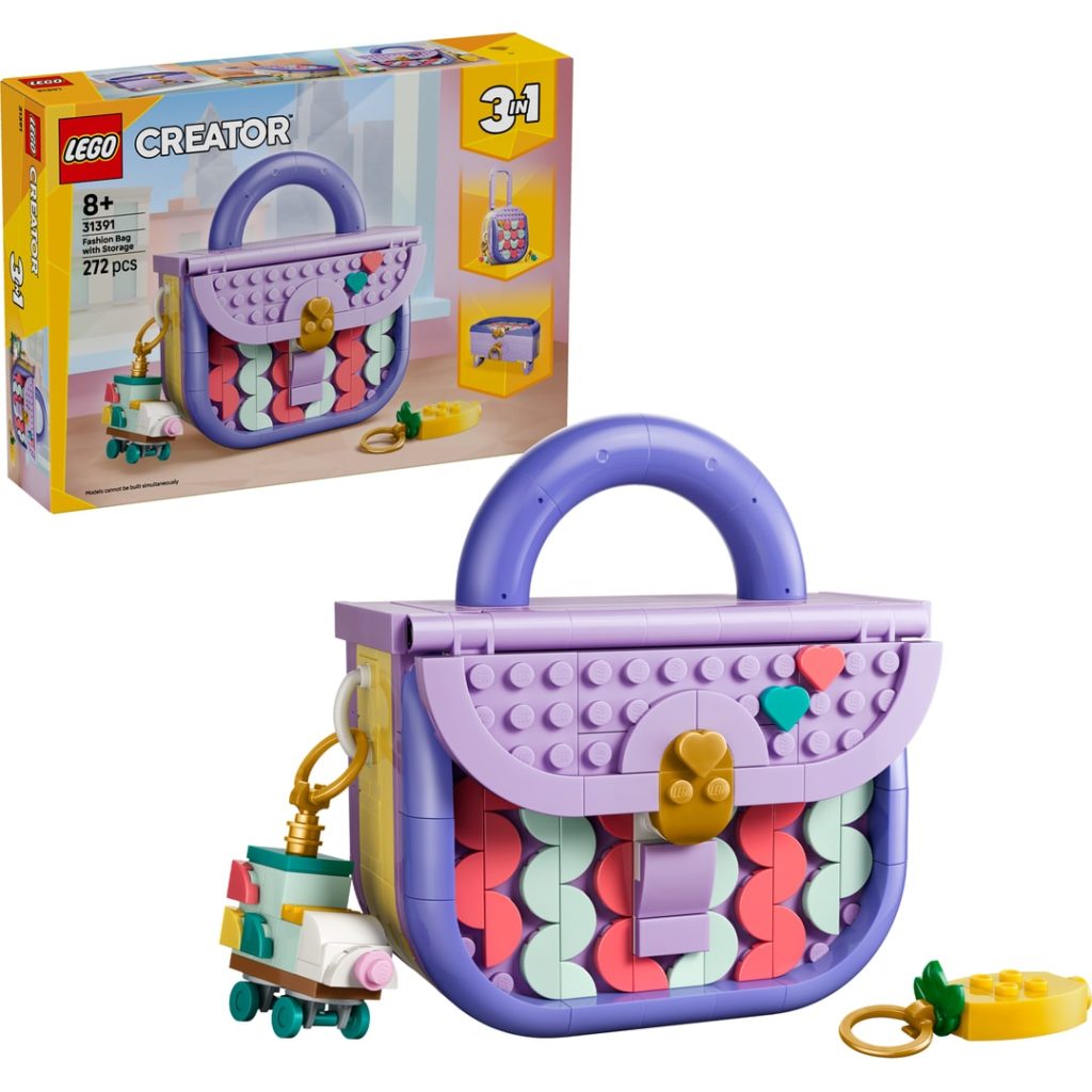 Lego trendy veske med oppbevaringsplass