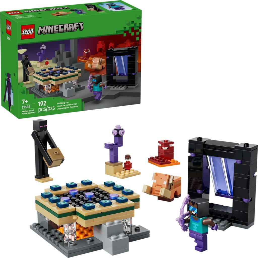 Lego reise gjennom portalene til nether
