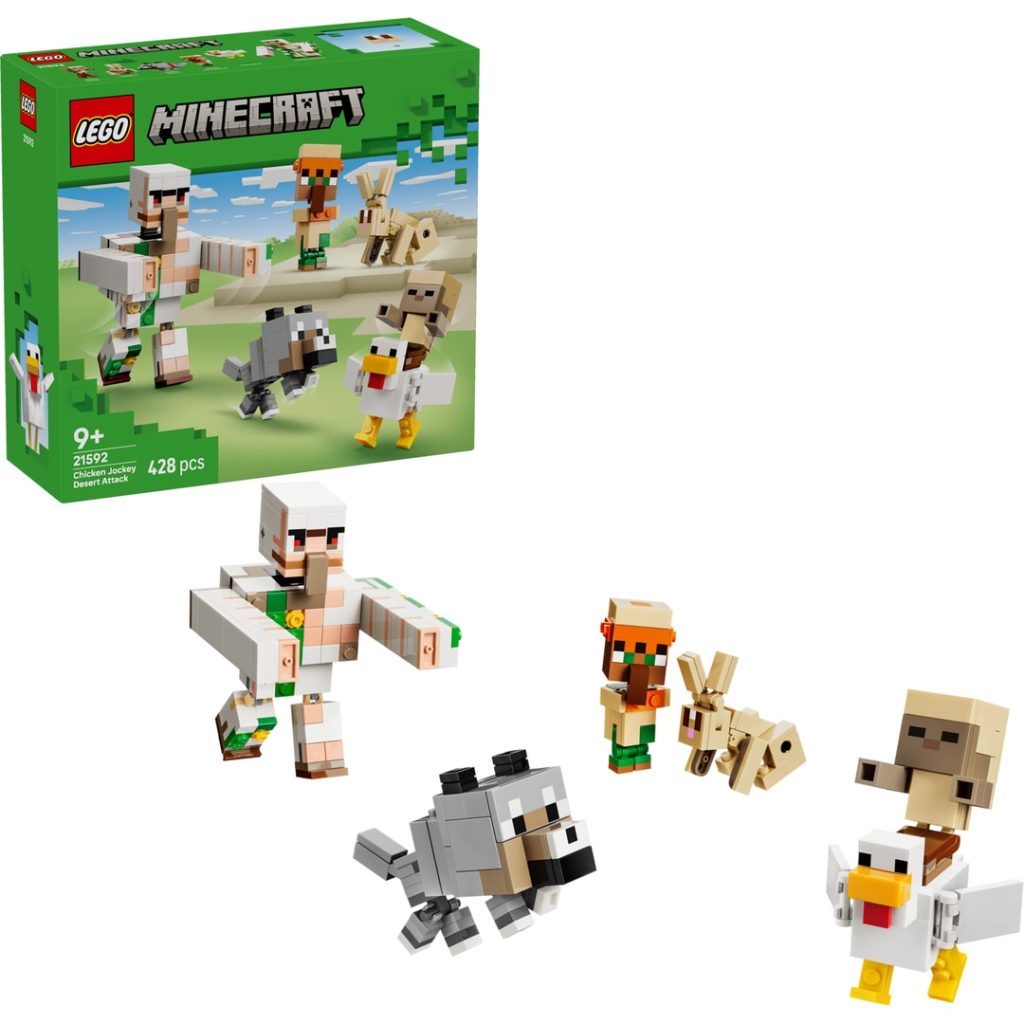 Lego ørkenangrep med hønse-jockey