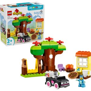 Lego pizzajenter med muffin og bluey