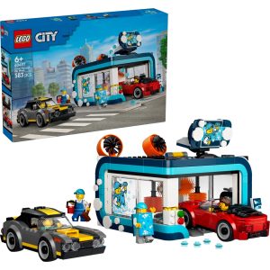 Lego bilvask med biler