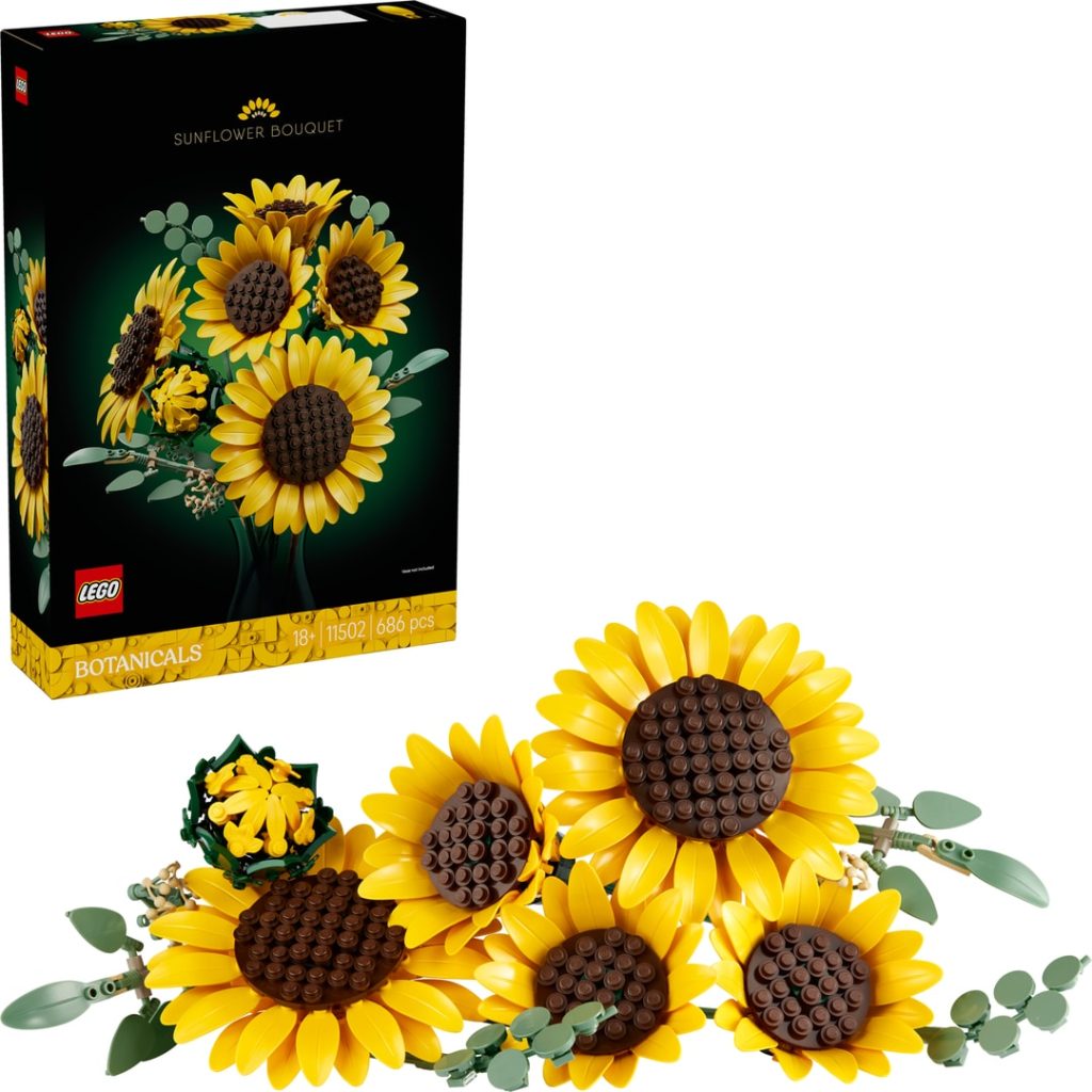 Lego solsikkebukett