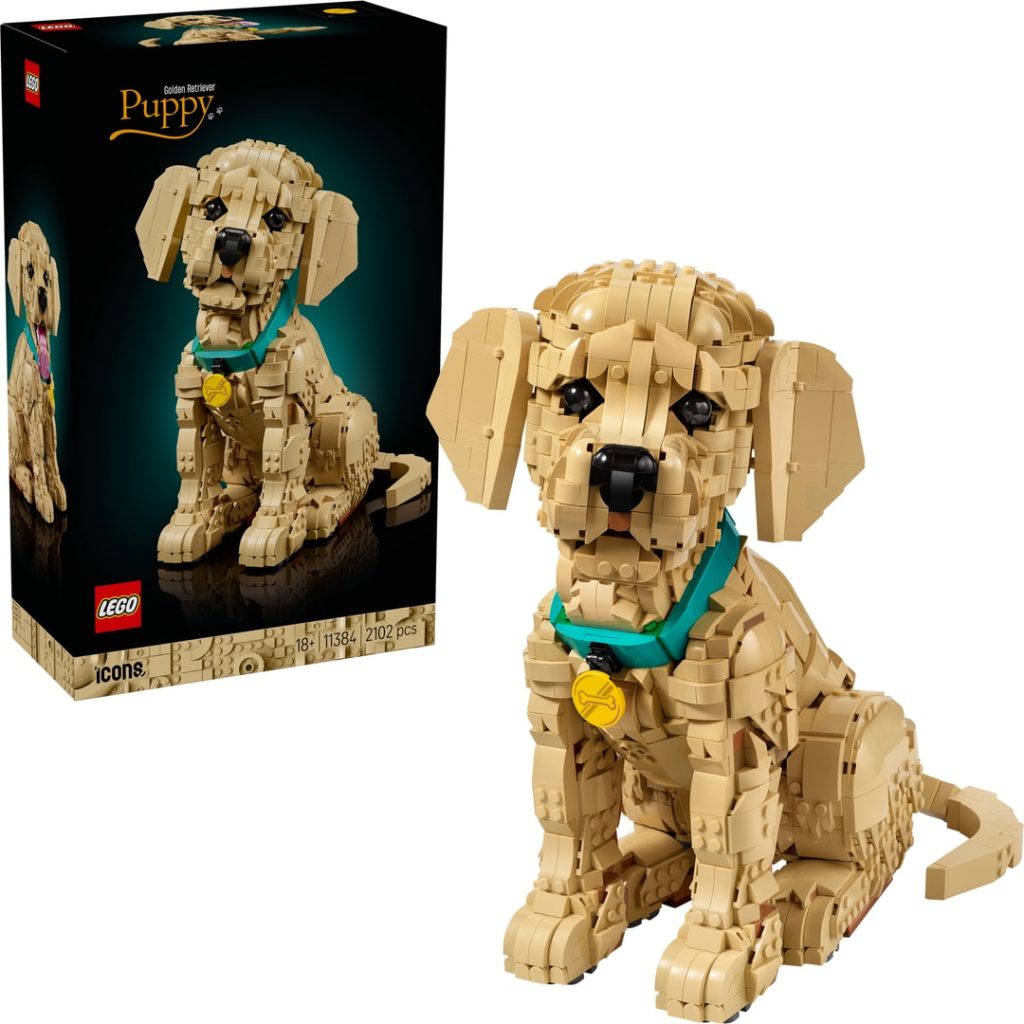 Lego golden retriever-valp