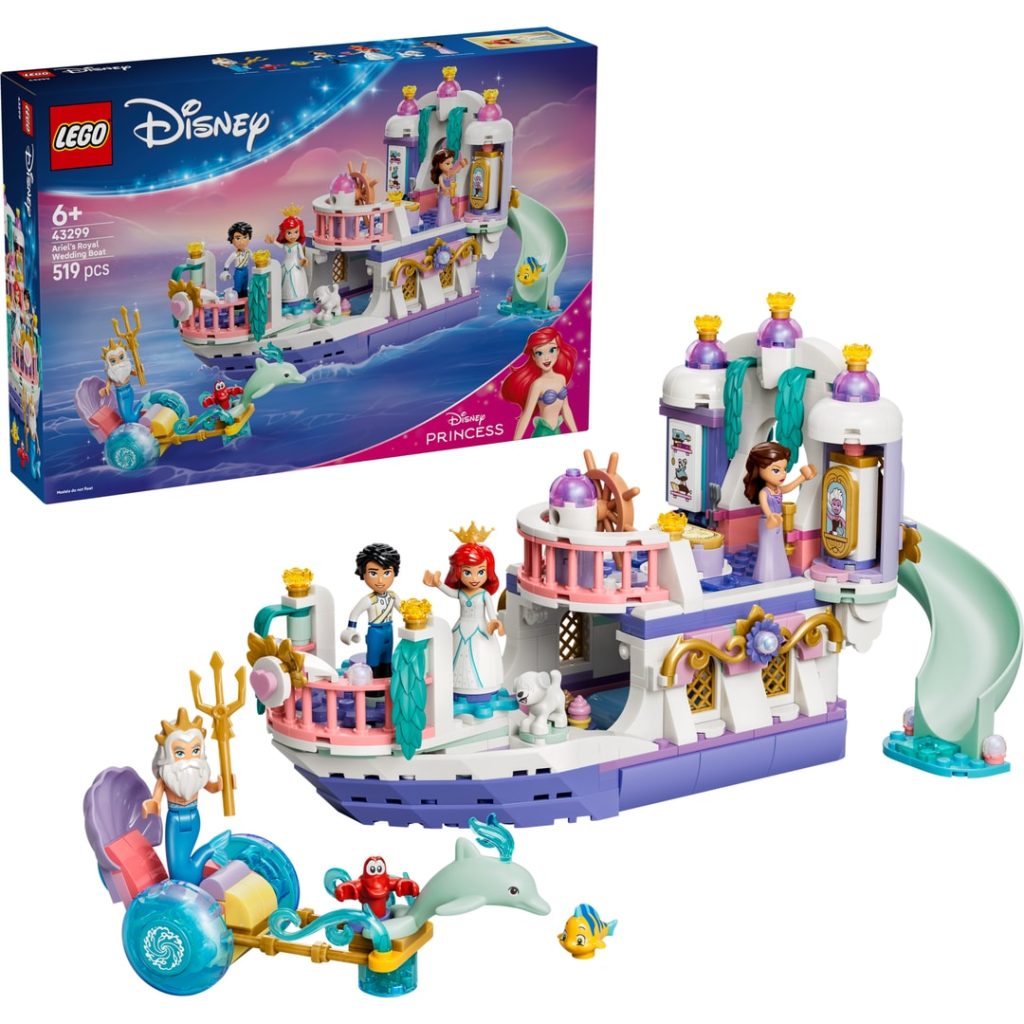 Lego prinsesse ariels bryllupsbåt